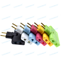 Adaptateur Électrique UE 3-en-1 Rotatif à 180 Degrés pour Chargement de Téléphone Portable