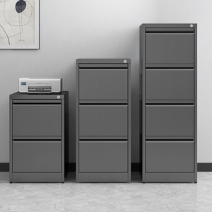 Gabinete de almacenamiento de metal Gabinete de cajones de acero para archivos Metal 2 3 4 Cajones Gabinete de almacenamiento de archivos con cerradura de llave Armario - Product Image 3