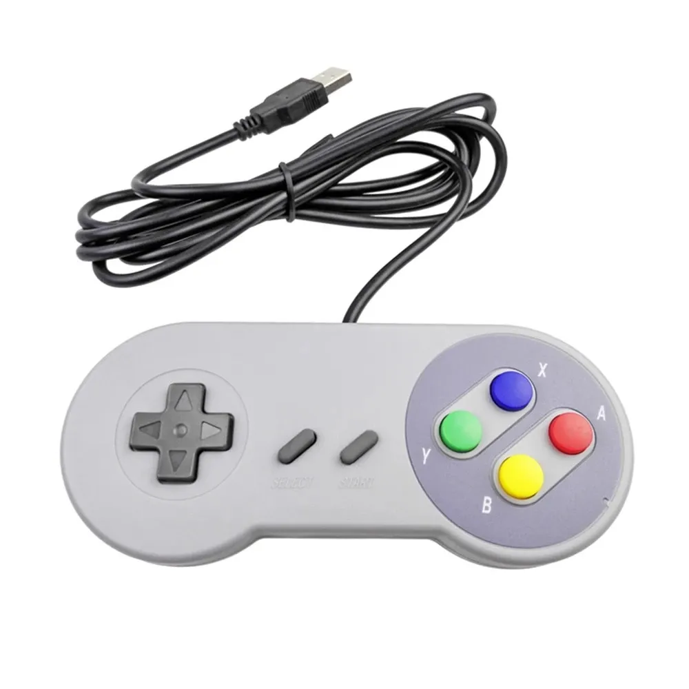 2019 Asher Classico Giochi SNES USB di Collegamento Mini Controller di Gioco Per I Bambini per I PC e Android