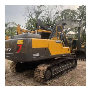 Excavatrice Volvo EC200 d'occasion de haute qualité, poids en ordre de marche de 20 tonnes, certifiée CE/EPA, bon état Offre Spéciale stock à bas prix - Product Image 1