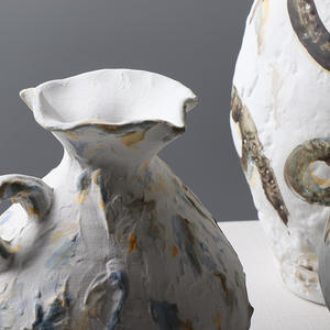 Vase à fleurs en céramique 100% personnalisé fait à la main, ornement en <span class=keywords><strong>porcelaine</strong></span>, vase à fleurs de table en céramique, vases de luxe - Product Image 2