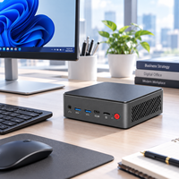 Intel Core Ultra 9 185H, DDR5 48GB 5600Mhz M.2 NVME SSD'yi destekleyen, AI oyunları için entegre ARC grafikli mini PC