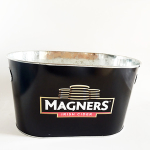 Seau à glace rond en métal galvanisé de 5L et 8L, personnalisable, pour bière et vin, vente en gros, pour Allemagne, Zhiguli, <span class=keywords><strong>Bunker</strong></span> Hill, Paul John - Product Image 2