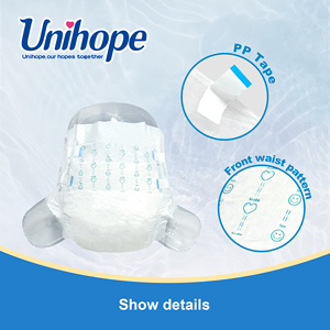 Unihope Tissu imprimé XL ultra épais pour couches pour adultes, doux, respirant, ultra absorbant, jetable avec protection anti-fuites 3D - Product Image 3
