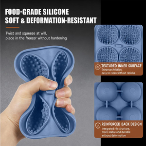 Molde de Silicona Platino para Bolas de Hielo, Libre de BPA, Grado Alimenticio, Bandeja para Esferas de Hielo Deportivas, Béisbol, Fútbol, Baloncesto, Golf, Fútbol Soccer - Product Image 4