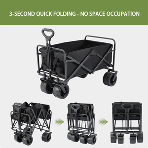 Feistel 150kg Load Capacity Heavy Duty Big Size Foldable Utility <strong>Wagon</strong> Camping Trolley Cart Outdoor <strong>Beach</strong> <strong>Wagon</strong> - Product Image 5