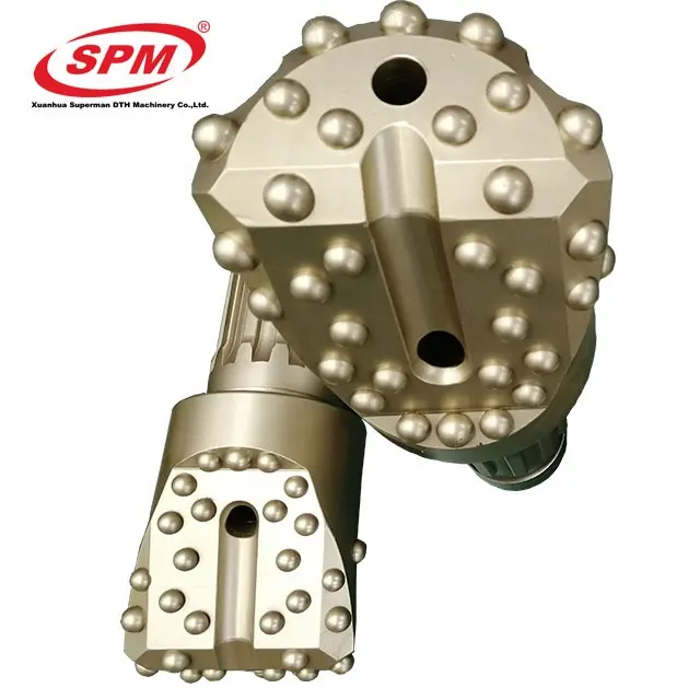 SPM DHD 350 360 3 4 5 6 inch dth hammer cobalt chamfering drill bit set