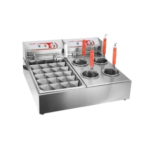 Freidoras eléctricas comerciales de un solo o doble tanque para restaurante, para pescado, donuts, patatas fritas, pollo; y estufa Kanto para cocinar pasta y dumplings. - Product Image 1