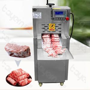 Máquina rebanadora de carne congelada de acero inoxidable, cortador de tocino de rollo de cordero de carne usada, núcleo de Motor de uso doméstico para cortar carne - Product Image 1