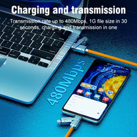 Câble USB Type C vers Type C IOS 120W 4 en 1, câble de charge rapide PD, câble de données, chargeur rapide pour iPhone Samsung