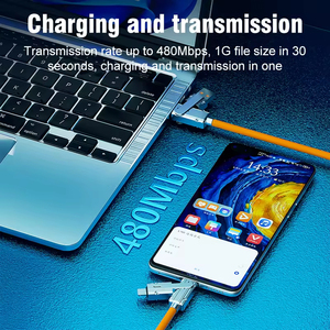 Cable USB <span class=keywords><strong>Tipo</strong></span> <span class=keywords><strong>C</strong></span> a <span class=keywords><strong>Tipo</strong></span> <span class=keywords><strong>C</strong></span> IOS 4 en 1 <span class=keywords><strong>de</strong></span> 120 W, Cable <span class=keywords><strong>de</strong></span> <span class=keywords><strong>Datos</strong></span> <span class=keywords><strong>de</strong></span> Carga Rápida PD, Cable <span class=keywords><strong>de</strong></span> Carga Rápida para iPhone y Samsung - Product Image 5