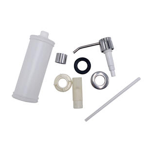 Dispensador de Jabón Directo de Fábrica con Cabezal de Bomba de Aleación de Zinc Cromado, Fácil Instalación para Fregadero de Cocina, Control Manual 205C - Product Image 1