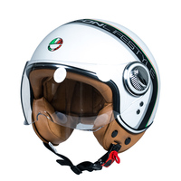 Casque de moto ABS B-110B avec certification ECE DO Demi-visage rouge vif Casque de moto de haute qualité 110