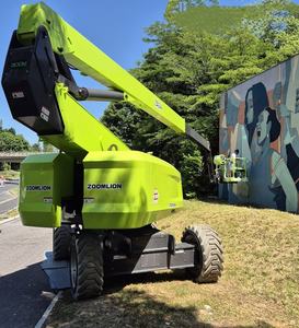 Телескопические подъемники с шарнирными стрелами 24 М телескопический подъемный кран с воздушной рабочей платформой ZA24J - Product Image 5