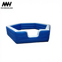Barrière de sécurité gonflable en PVC de haute qualité pour enfants, clôture de jeu de jardin, barrière anti-choc pour aire de jeux, motif de dessin animé personnalisé