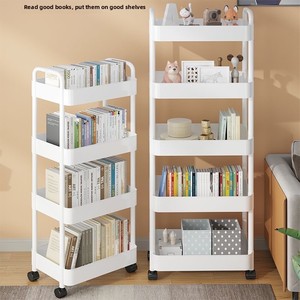 Étagère de rangement pliable sur pied ; Meuble utilitaire mural pour salon ; Petits organisateurs de rangement simples - Product Image 3