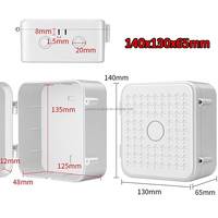 Accessoires de surveillance Boîte de jonction étanche CCTV Caméra Vidéo Boîte de fil caché Boîte de câble d'alimentation