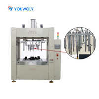 Machine de soudage par staking thermique pour tapis de tubes capillaires en plastique