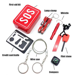 आउटडोर मिनी उपकरण बॉक्स पोर्टेबल उत्तरजीविता किट के लिए धातु कार्टन के साथ आपातकालीन गियर - Product Image 6