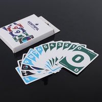 Cartes à jouer de poker personnalisées, finition brillante ou mate, format Bridge 63*88mm, écologiques, double face, avec boîte en papier