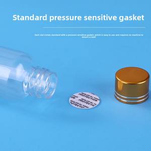 Bouteilles en <span class=keywords><strong>plastique</strong></span> transparentes à col étroit de 5 ml, 10 ml, 100 ml, 120 ml, 150 ml, 200 ml, vente en gros par les fabricants, avec bouchons à vis en aluminium - Product Image 2