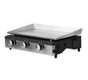 Plaque plate en acier inoxydable, grill à gaz, Grill à 3 brûleurs, grill à <span class=keywords><strong>Plancha</strong></span> - Product Image 4