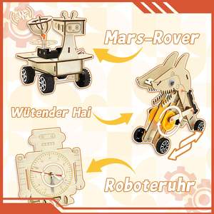 Nouveauté : Kit <span class=keywords><strong>scientifique</strong></span> STEM pour enfants, kits d'expériences 6-en-1, ensemble de construction électrique, jouets éducatifs en bois pour enfants - Product Image 3