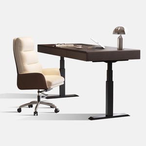 Italian Minimalist Intelligent Electric Lifting <strong>Desk</strong> Modern <strong>Simple</strong> Dual Motor <strong>Study</strong> Table Chair <strong>Computer</strong> Work <strong>Desk</strong> - Product Image 4