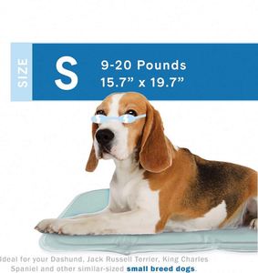 Tapis rafraîchissant pour chien, échantillon gratuit, petit format - Tapis rafraîchissant pour animaux de compagnie activé par la pression, pour chiens et chats, pour animaux de petite taille - Gel non toxique - Product Image 4