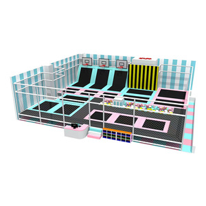 Équipement de terrain de jeu intérieur pour enfants de haute qualité-Jeux d'aventure et de toboggan sautant Grand <span class=keywords><strong>centre</strong></span> commercial de <span class=keywords><strong>parc</strong></span> de trampoline - Product Image 1