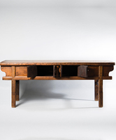 Table de modification de longs tiroirs en bois de pin Dongbei recyclé antique Hotsale