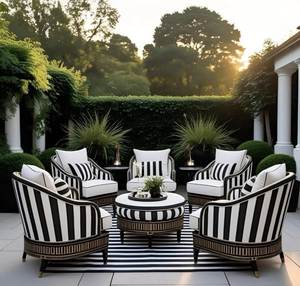 Modern Outdoor Table and <b>Chairs</b> Luxury Hotel Outdoor Dining <b>Stackable</b> <b>Chair</b> Teak Wood Dining Set <b>Garden</b> Furniture Advanced All W - Product Image 2