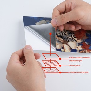 Pegatina de <span class=keywords><strong>Hidrogel</strong></span> 3D para teléfono móvil, película trasera personalizada para <span class=keywords><strong>iPhone</strong></span> <span class=keywords><strong>11</strong></span> 12 pro max, Material de máquina de corte - Product Image 3