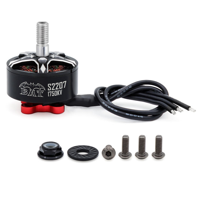 Professional 5 Inch FPV Drone Racing Parts 4S-6S Brushless DC Motor Metal Remote Control Motors 2207  1750kv 1950kv 2450kv