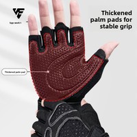 Gants de fitness en polyester pour hommes pour la musculation, les soulevés de terre, les tractions, les développés couchés, la musculation avec barre et la musculation - Protection des poignets antidérapante