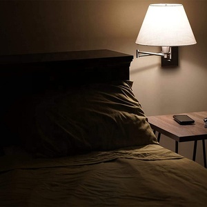 2021 vendite calde finitura nichel satinato <span class=keywords><strong>braccio</strong></span> oscillante lampada <span class=keywords><strong>da</strong></span> <span class=keywords><strong>parete</strong></span> Plug in/lampada <span class=keywords><strong>da</strong></span> <span class=keywords><strong>parete</strong></span> - Product Image 2