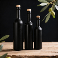 Bouteille d'huile d'olive Marasca personnalisée avec logo, 375 ml, 500 ml, 750 ml, pour huile d'olive, liqueur, gin, vodka