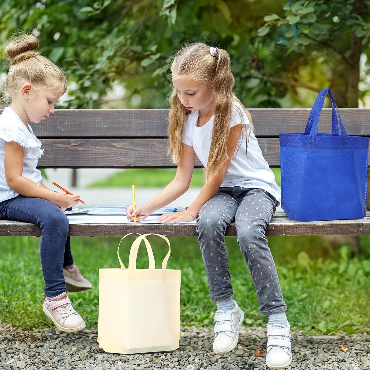 grocery shopping bags with logos