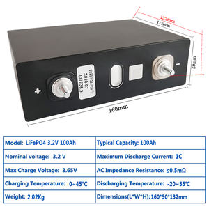 Precio de fábrica LiFePO4 Sunwoda Prismatic Lifepo4 3,<span class=keywords><strong>2</strong></span> V 100Ah batería lifeso4 de alta capacidad para energía solar de coche Lev - Product Image 6