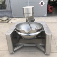 Nouvelle machine de mélangeur de cuisson des aliments à gaz/électrique de bouilloire à enveloppe de Sauce planétaire à inclinaison automatique de l'usine QD pour la cuisson des vignobles
