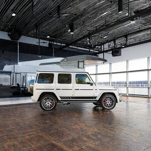Pour <span class=keywords><strong>Mercedes</strong></span> pour Benz classe G G63 pour AMG G65 G55 G500 W463 G550 G350 W464 voiture 2 pièces porte côté rayures jupe décalcomanie accessoires - Product Image 5