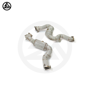 Tuyau de descente CSZ 200 Cell Cat pour tuyau de descente <span class=keywords><strong>Audi</strong></span> S6 <span class=keywords><strong>RS6</strong></span> S7 RS7 C7 avec tuyaux d'échappement de bouclier thermique - Product Image 5