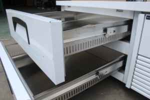 Équipement de cuisine à 2 tiroirs de base de chef de haute qualité de 52 pouces sous le réfrigérateur à tiroir de comptoir - Product Image 3