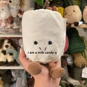 Peluche Jelly Cat du Royaume-Uni, style rouleau de <span class=keywords><strong>papier</strong></span> <span class=keywords><strong>toilette</strong></span>, avec rembourrage en coton PP, jouet pendentif créatif et amusant - Product Image 4