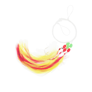 3 pz/set in acciaio al carbonio sgombro tacchino piuma Bass Lure Pesca Sabiki Rig gancio Pesca Pesca Sabiki Sabiki Sabiki - Product Image 4