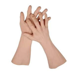 Mangas de Brazo de Silicona Realistas, Manos Falsas, Piel Suave, Imitación de Silicona, para Cosplay, Drag Queen, Crossdresser, Accesorios de Escenario - Product Image 2