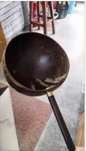 Coconut Shell Masala <b>Spoon</b> Natural Handmade Spice <b>Measuring</b> <b>Spoon</b> Eco Kitchen Utensils - Product Image 2