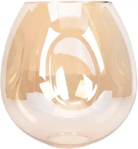 OEM Handblown Aamber Glass Neckless Opening Lamp Shade Bulb Lampshade Cover for Chandelier Floor Table Wall Lamps