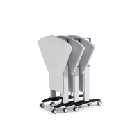 Ventes directes d'usine de haute qualité facile à installer bureau de formation pliable modulaire avec base en acier garantie de 2 ans Design moderne