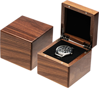 Boîte cadeau en bois massif FSC personnalisée, boîte à bijoux en bois de luxe avec logo gravé au laser, usine Caoxian OEM ODM